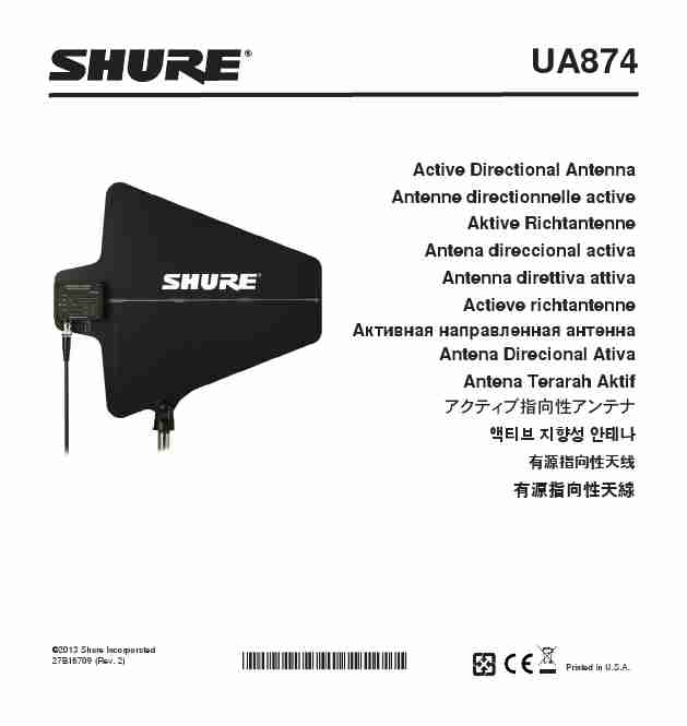 Shure Car Satellite TV System UA874-page_pdf